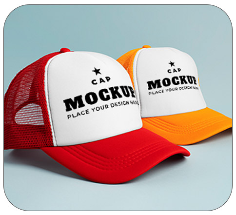 Casquette de couleur avec fermeture plastique