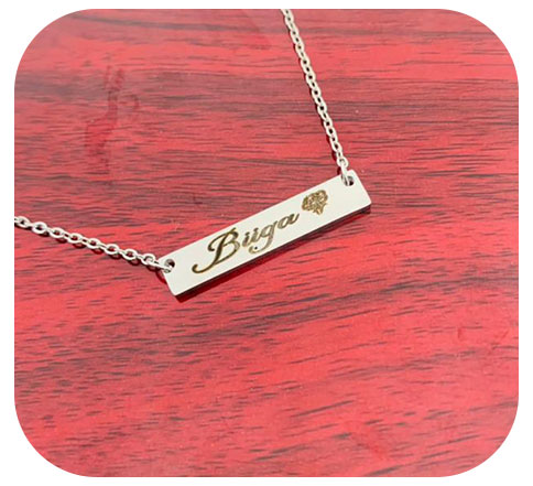 Chainette Bande argent