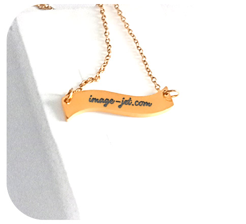 Chainette ondulée or plaqué