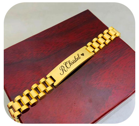 Gourmette Homme plaquer or