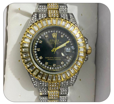 R O L E X Cristal personnalisée