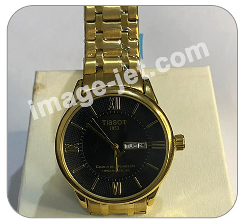 Montre TISSOT 1853 or personnalisée