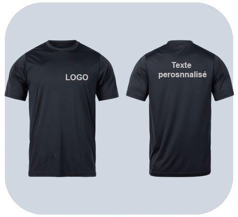 T-shirt de couleur entreprise IMPRESSION DTF