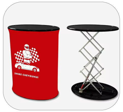 Table de comptoir promotionnelle Lumineux 